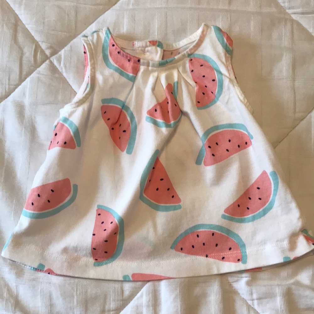Watermelon print tank top. 9m